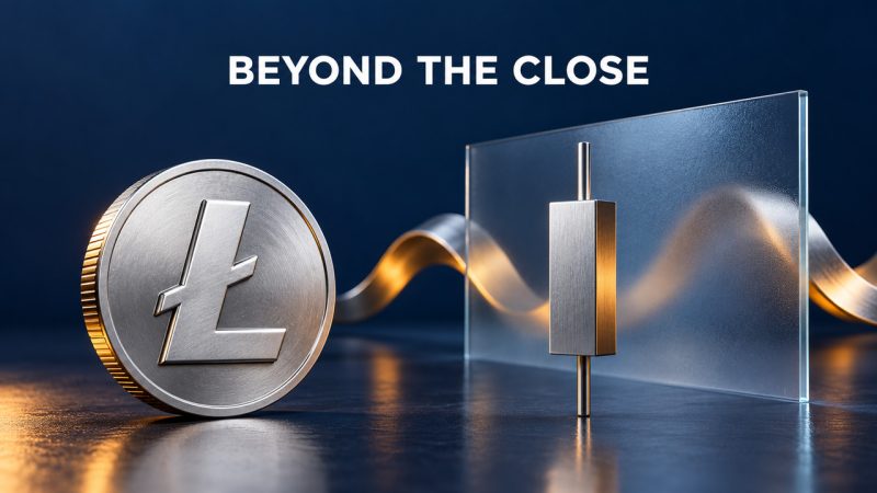 Your Litecoin chart shows the close. What does it miss?