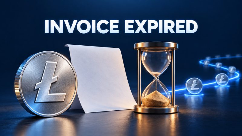 Your Litecoin invoice expired. Check before you pay again