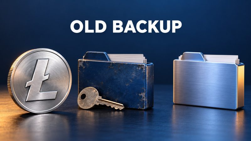 The old Litecoin backup still spent after a password change