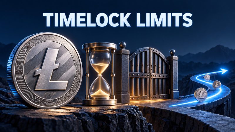 A Litecoin timelock does not send the payment for you